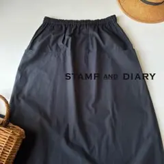STANP AND DIARY 美品　タイプライターコットンポケット切り替えSK
