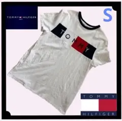 美品【TOMMY HILFIGER】トミーフィルガー　半袖Tシャツ Sサイズ