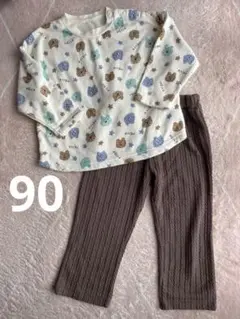 【美品】パジャマ　くま　ベビー　90cm