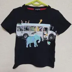 kladskapアニマルTシャツ黒色【中古】