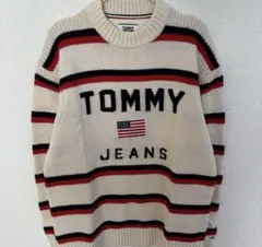 TOMMY JEANS ストライプニット M