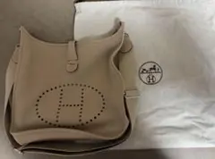 エルメス エブリンPM レザー ショルダーバッグ グレージュ - メルカリ