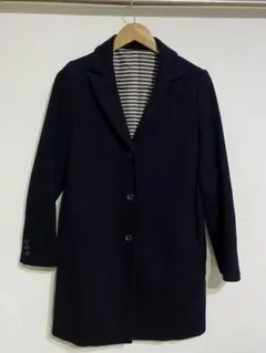 GLOBAL WORK チェスターコート 濃紺 ネイビー レディース