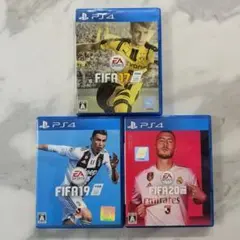 【PS4】FIFA 17, 19, 20 3本セット