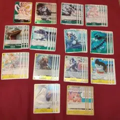 ワンピースカード　緑黄しらほしデッキパーツ　各4枚セット