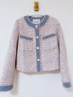 アルページュストーリー デニムドッキングツイードジャケット