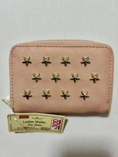 財布　ピンク　星スタッズ　ダイソーのサムネイル