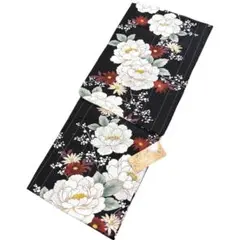 極上 開き名古屋帯 正絹 唐織 黒 中古 西陣織 秋草 【mm522】 - メルカリ