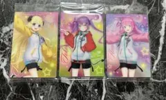 (新品！)ホロライブ4期生キャラクターカード3枚セット