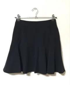 ミニスカート　ブラック　フリル