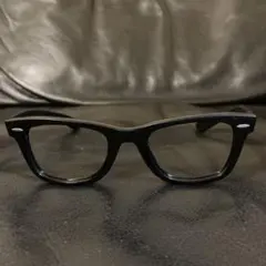 レンズ無し　Ray-Ban Wayfarer 伊達メガネ　ブラック　RB2140