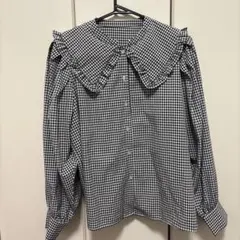 tiptop 襟付きチェックシャツのサムネイル