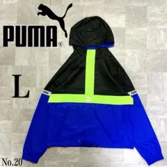 大人気 PUMA プリントロゴ マルチカラー ハーフジップ ナイロン パーカー