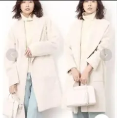 新品♡ROPE' ロペ 2wayムートンコート ボアジャケット♡ホワイト