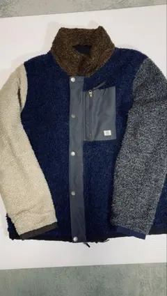 GUNMASTER ボア　ジャケット リバーシブル　ネイビー/グレー/ベージュ