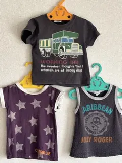 半袖Tシャツ　タンクトップ　3点セット　3can4on
