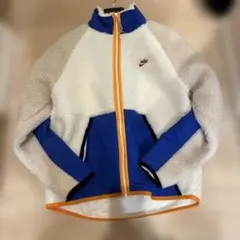 ほぼ新品　Nike フリースジャケット Mサイズ ホワイト/ブルー