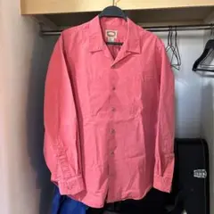 80s banana republic バナリパ　サーモンピンク　サファリシャツ