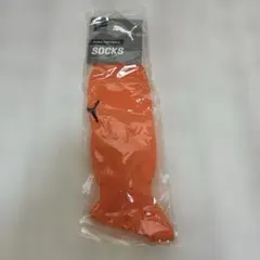 新品 PUMA サッカー ストッキング 19-21cm オレンジのサムネイル