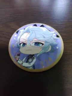 ツイステ　おめかしバースデー　缶バッチ　アズール