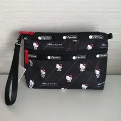 レスポートサック　2段ポーチ　キティちゃん　50周年限定