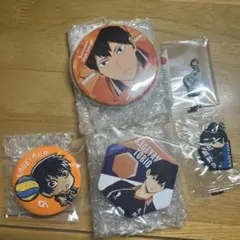 影山飛雄 バレーボール 缶バッジセット 5点