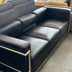 IDC大塚家具 ル・コルビュジエ LC2 リプロダクト 2Pソファ - メルカリ