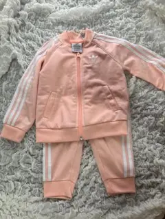 adidas トレーナー・パーカーセット ピンク