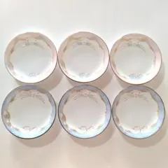 猫柄 小皿 6枚セット ピンク ブルー 食器　取り皿のサムネイル