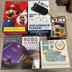 【セット売り】フィギュア・お掃除ロボ・貯金箱・クックポット