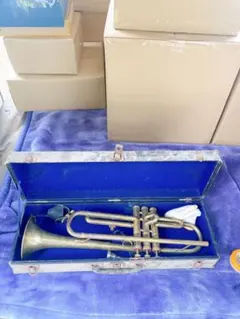 NIKKAN トランペット本体 紫色ケース付き Yahoo!オークション -「ニッカン nikkanトランペット」(管楽器