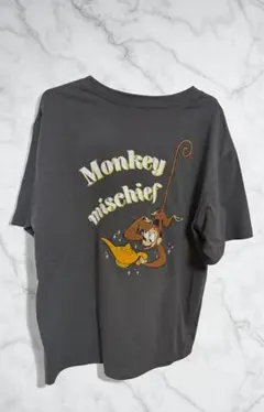 ディズニー アラジン アブー サガラ　刺繍 Tシャツ