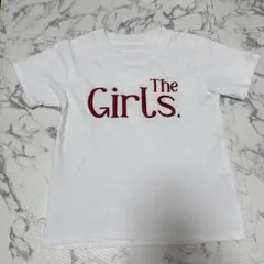 meyameya The Girls. ロゴ刺繍 Tシャツ ホワイト