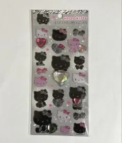 サンリオ キティちゃん キラキララインストーンシール ゼブラ 新品
