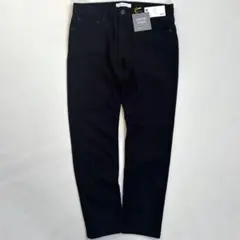 新品タグ付　GUワンダーシェイプカラースキニーパンツ　黒　32