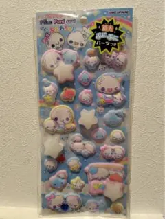 ピカプニシール ぷくぷくあわわちゃん 蓄光シール