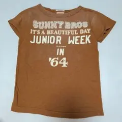 120★デニムダンガリー★プリントＴシャツ★