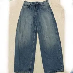 ZARA ブルーワイドレッグデニム