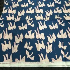 kipps キップス 生地　渡り鳥　54x 110cm