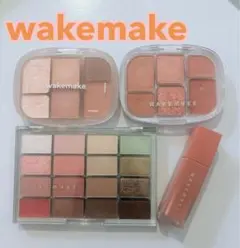 wakemakeアイシャドウパレット3点　チーク1点　4点セット　ウェイクメイクのサムネイル