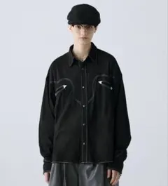 soerte Vintage Suede-Like ウェスタンシャツ 【新品】