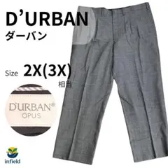 D’URBAN ダーバン OPUS ウールパンツ XL グレー 100サイズ