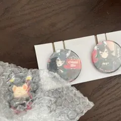 ホロライブ　一番くじ　缶バッチ　ホログラム　大神ミオ　ちょこのっこ