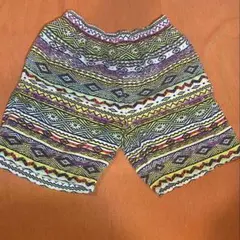 オールドステューシー 90s 総柄　ビーチショーツ　ラスタのサムネイル