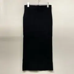 ZARA ザラ ブラック ニット タイト ロング スカート