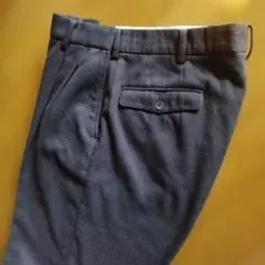 メンズスラックス ウエストサイズ調節機能あり 脇、後ろポケット付き、裏起毛で暖か