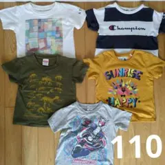 男の子　半袖Tシャツ　110センチ　恐竜　まとめ売り　仮面ライダーのサムネイル