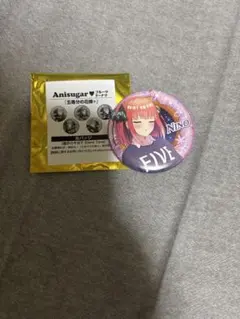 五等分の花嫁 暖炉のそばで Silent Time ドーナツ 缶バッジ 二乃