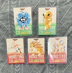 ポケモン モンスターコレクション カード 5枚セット　カードダス　希少　レア ポケモン カードダス モンスターコレクション 6枚セット - メルカリ