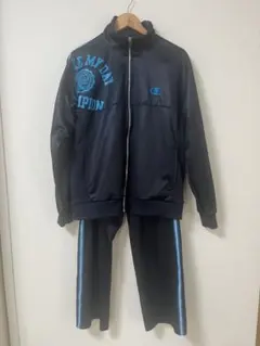 【8/16まで出品】 Champion ジャージ上下セット Oサイズ 紺色